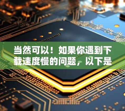 当然可以！如果你遇到下载速度慢的问题，以下是一些通用的加速技巧和建议，帮助你更快完成下载