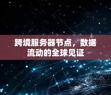 跨境服务器节点，数据流动的全球见证