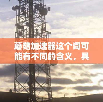 蘑菇加速器这个词可能有不同的含义，具体取决于上下文。以下是一些可能的解释