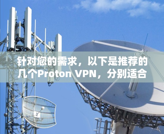 针对您的需求，以下是推荐的几个Proton VPN，分别适合个人用户、企业用户和需要多端访问的用户