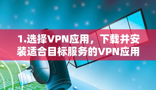 1.选择VPN应用,下载并安装适合目标服务的VPN应用,如YouTube VPN 或 VLC VPN,这些应用通常通过私有服务器连接 1.选择VPN应用,下载并安装适合目标服务的VPN应用,如YouTube VPN 或 VLC VPN,这些应用通常通过私有服务器连接
