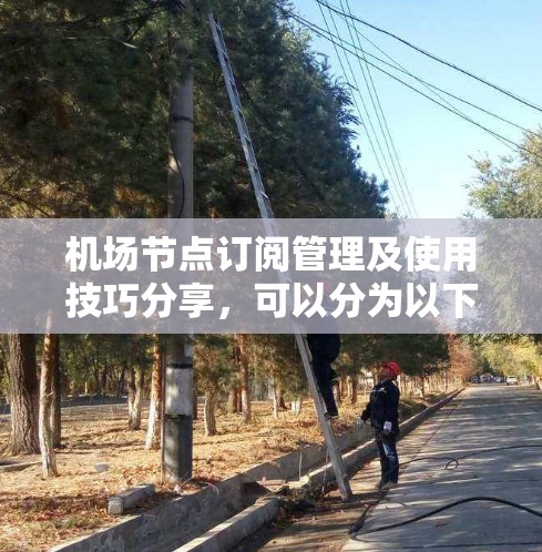 机场节点订阅管理及使用技巧分享，可以分为以下几个方面