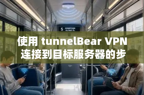 使用 tunnelBear VPN 连接到目标服务器的步骤如下