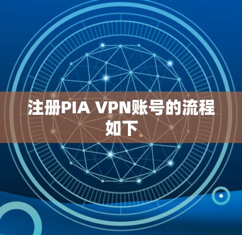 注册PIA VPN账号的流程如下