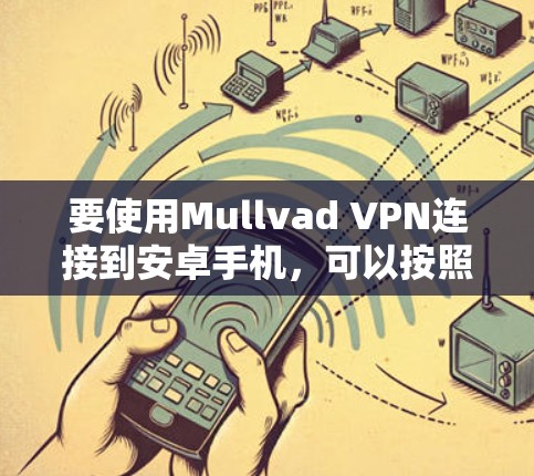 要使用Mullvad VPN连接到安卓手机，可以按照以下步骤操作