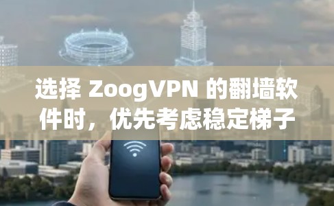 选择 ZoogVPN 的翻墙软件时，优先考虑稳定梯子，原因如下