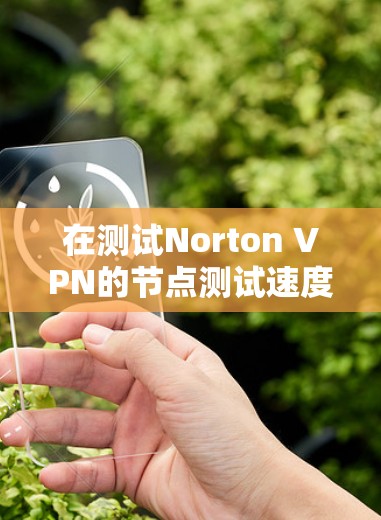 在测试Norton VPN的节点测试速度时,以下是一些步骤和注意事项 在测试Norton VPN的节点测试速度时,以下是一些步骤和注意事项