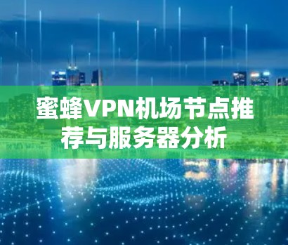 蜜蜂VPN机场节点推荐与服务器分析