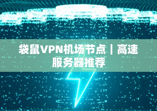 袋鼠VPN机场节点|高速服务器推荐 袋鼠VPN机场节点|高速服务器推荐