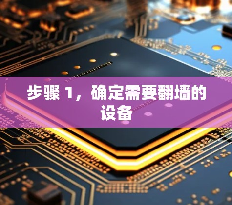 步骤 1，确定需要翻墙的设备