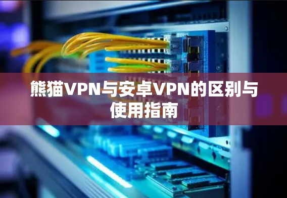 熊猫VPN与安卓VPN的区别与使用指南