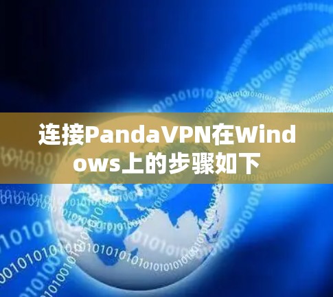 连接PandaVPN在Windows上的步骤如下