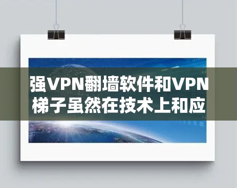 强VPN翻墙软件和VPN梯子虽然在技术上和应用场景上有相似之处，但它们的服务对象和用户需求有所不同。以下是对它们的详细分析