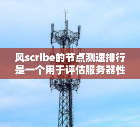 风scribe的节点测速排行是一个用于评估服务器性能的工具，帮助用户分析不同服务器在CPU、内存、I/O等方面的运行情况。以下是对该概念的详细介绍