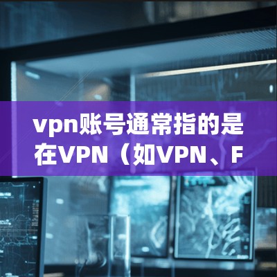 vpn账号通常指的是在VPN（如VPN、F2I、DDoS防护等）环境下使用的账号，通常用于VPN连接中的个人账号或密码。如果你指的是在VPN环境中分享账号，那么以下是一些步骤或方法
