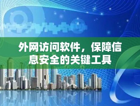 外网访问软件，保障信息安全的关键工具