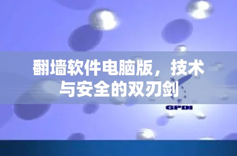 翻墙软件电脑版，技术与安全的双刃剑