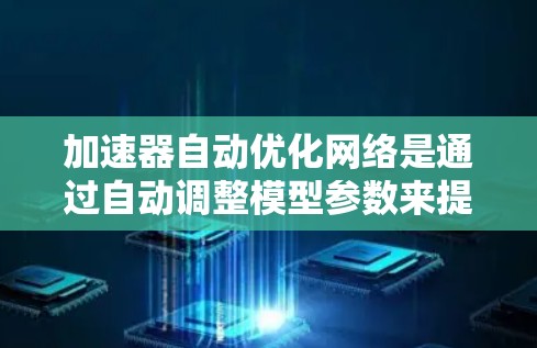 加速器自动优化网络是通过自动调整模型参数来提升训练速度和推理效率的深度学习模型。以下是对该主题的分步总结