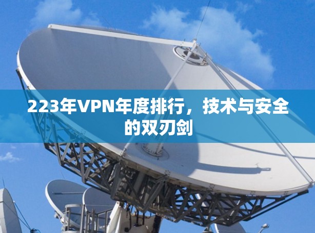 223年VPN年度排行，技术与安全的双刃剑
