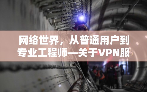 网络世界，从普通用户到专业工程师—关于VPN服务器购买的思考