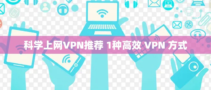 科学上网VPN推荐 1种高效 VPN 方式