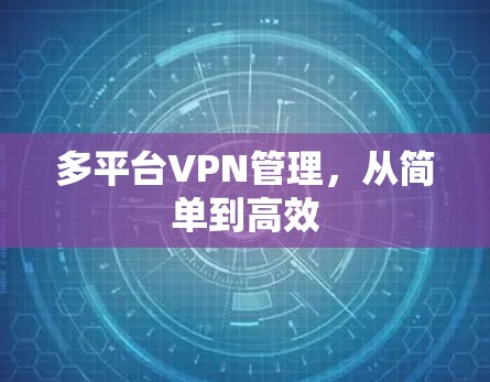 多平台VPN管理,从简单到高效 多平台VPN管理,从简单到高效
