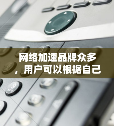 网络加速品牌众多，用户可以根据自己的需求和使用习惯选择合适的网络加速软件。以下是一些知名的网络加速品牌及其特色
