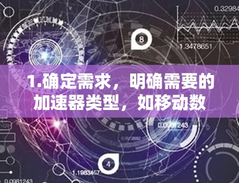 1.确定需求，明确需要的加速器类型，如移动数据同步、移动数据传输或多任务加速