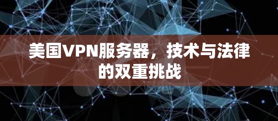 美国VPN服务器，技术与法律的双重挑战