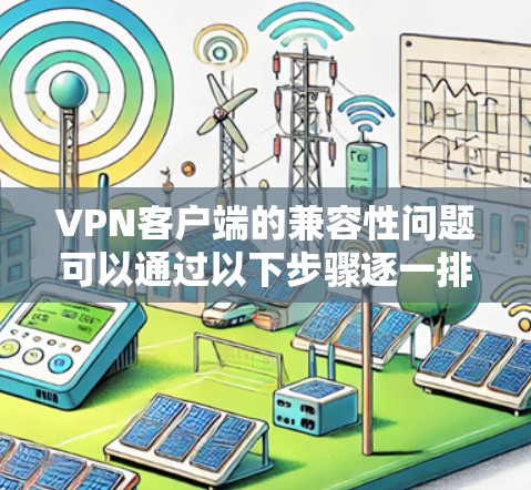VPN客户端的兼容性问题可以通过以下步骤逐一排查和解决