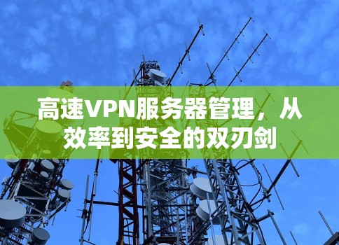 高速VPN服务器管理，从效率到安全的双刃剑