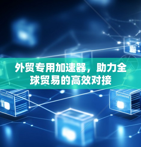 外贸专用加速器,助力全球贸易的高效对接 外贸专用加速器,助力全球贸易的高效对接