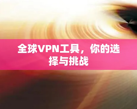 全球VPN工具，你的选择与挑战