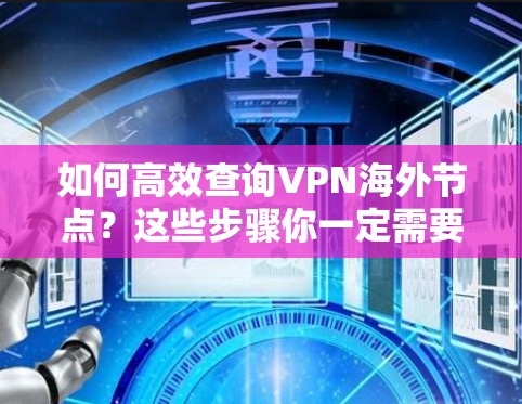 如何高效查询VPN海外节点？这些步骤你一定需要知道！